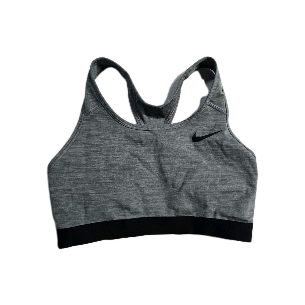 Nike Dri-Fit Women's Sports Bra  Unlined Wireless Large‎ Gray
